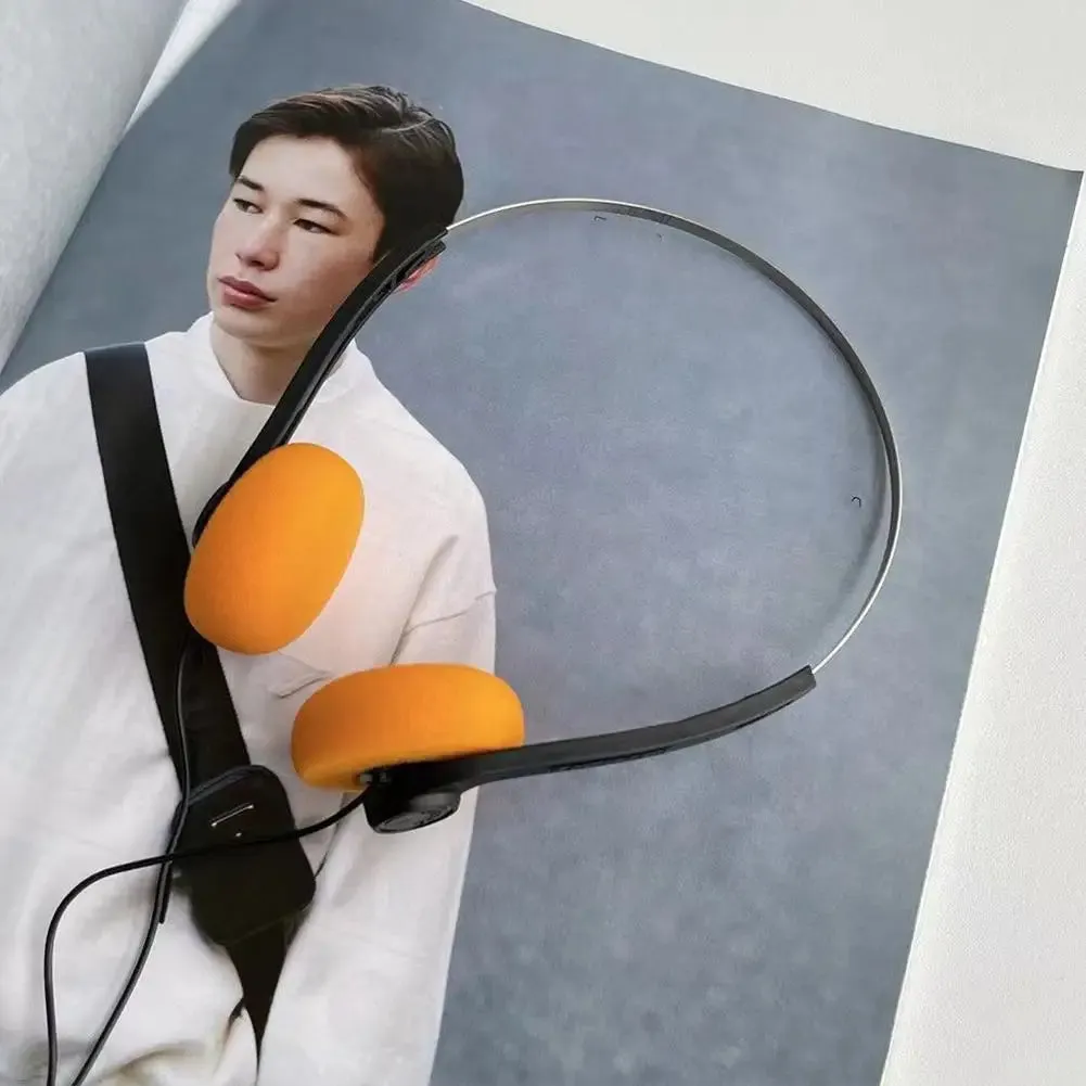 Vintage Retro Underwire Walkman Wired Headphones