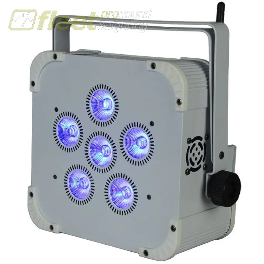 Vivid VL-3615 WIRELESS DMX  BATTERY LED PAR - 6 X 15 WATT RGBWA UV , IR Remote Included