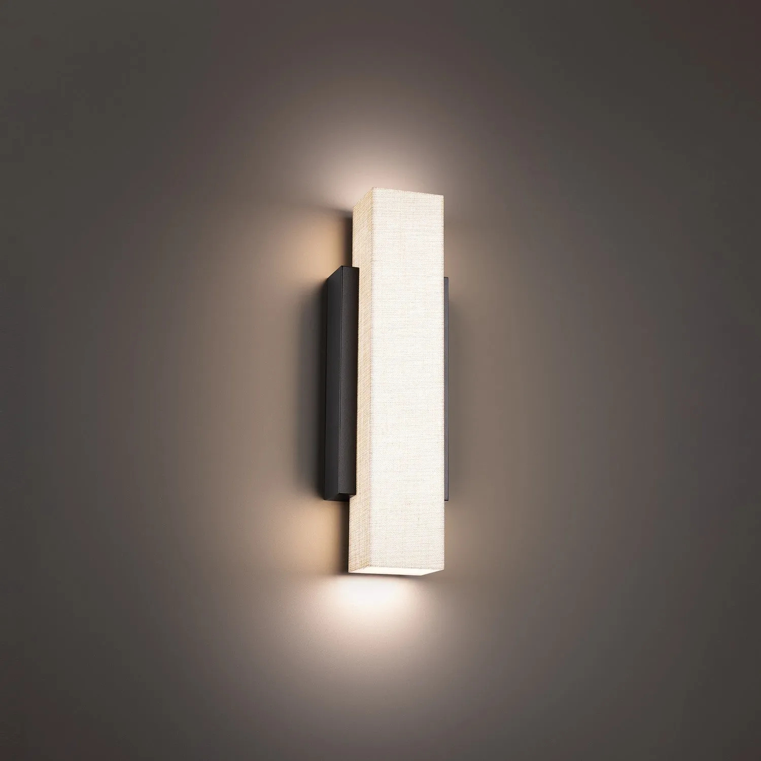 Volga LED Wall Sconce in Black