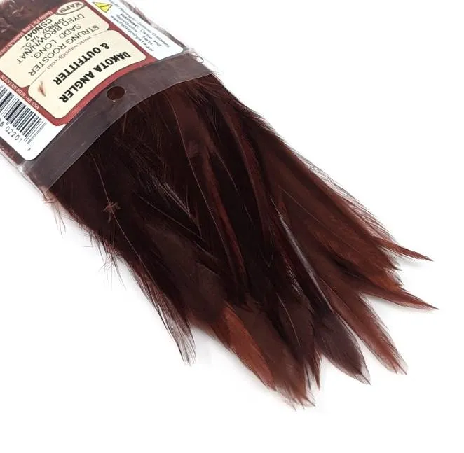 Wapsi Strung Saddle Hackle 1/4 oz. Dyed Over Natural