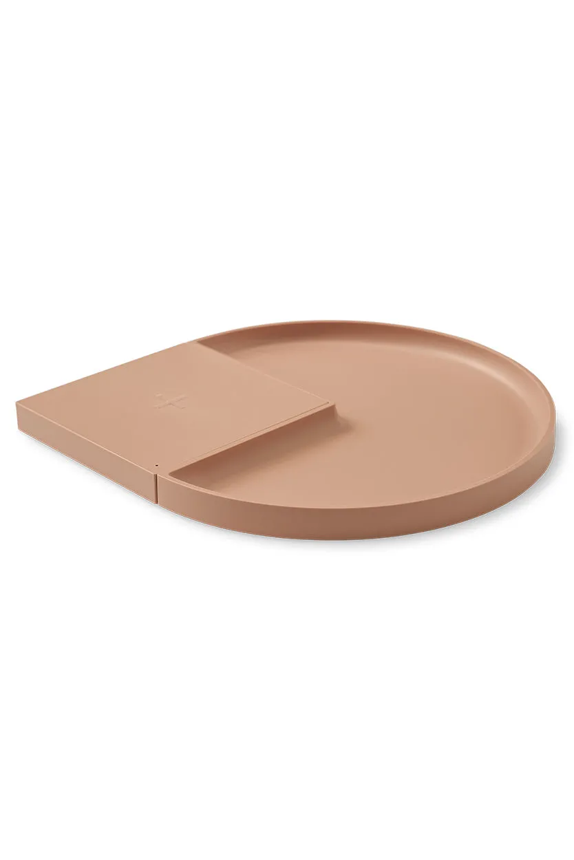 Wireless Charger with Tray - Muhly Pink