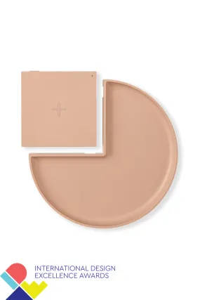 Wireless Charger with Tray - Muhly Pink