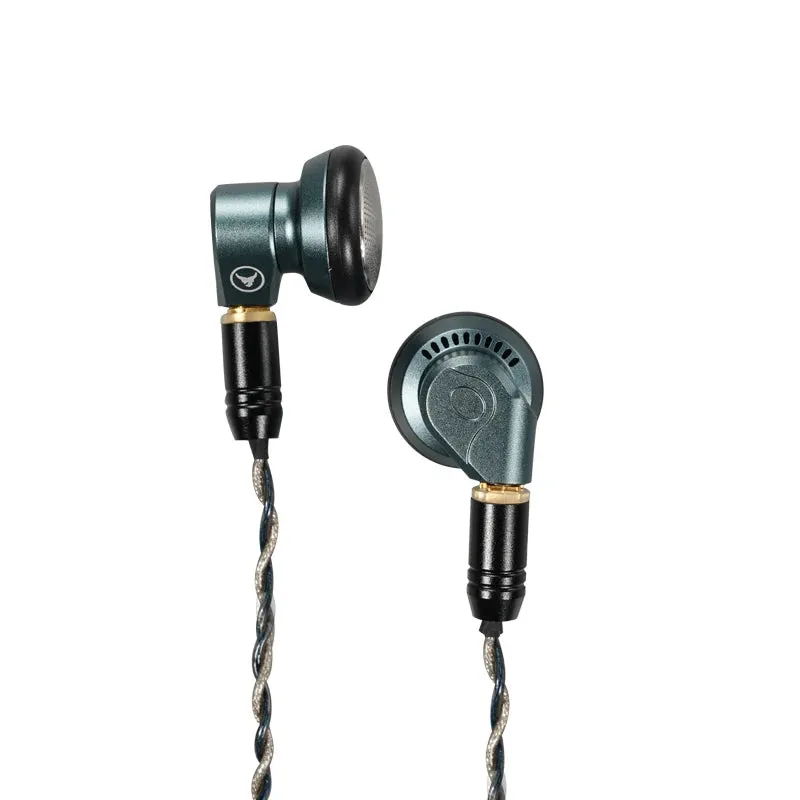 Yincrow Rhino 3.5/4.4mm HIFI Audiophile Flat-Head Earbud 14.6mm Topclass Dynamic Driver Music Earphone Detachable MMCX Cable IEM