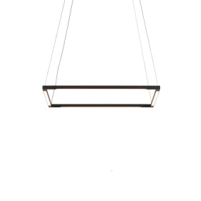 Z-Bar Small Square Pendant
